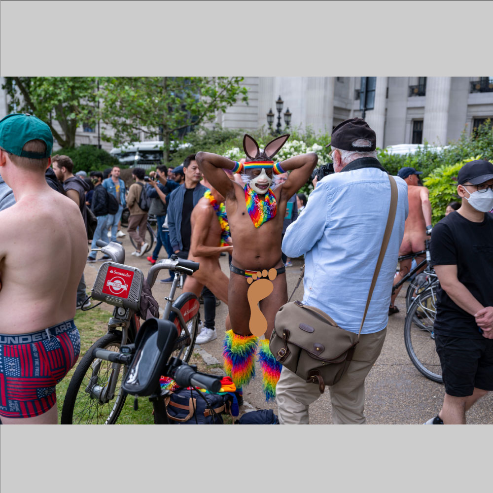 Barefoot Man Joins Forces with World Naked Bike Ride London for Unprecedented Collaboration 